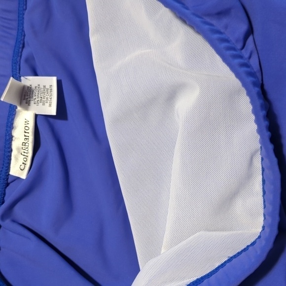 NWT Croft & Barrow plus size women's bathing suit skirt 22W periwinkle blue - Picture 6 of 10